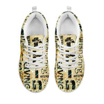 Giving And Tithing Religious Words Print White Sneakers