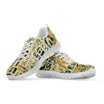 Giving And Tithing Religious Words Print White Sneakers