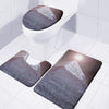 Giza Pyramid Print 3 Piece Bath Mat Set