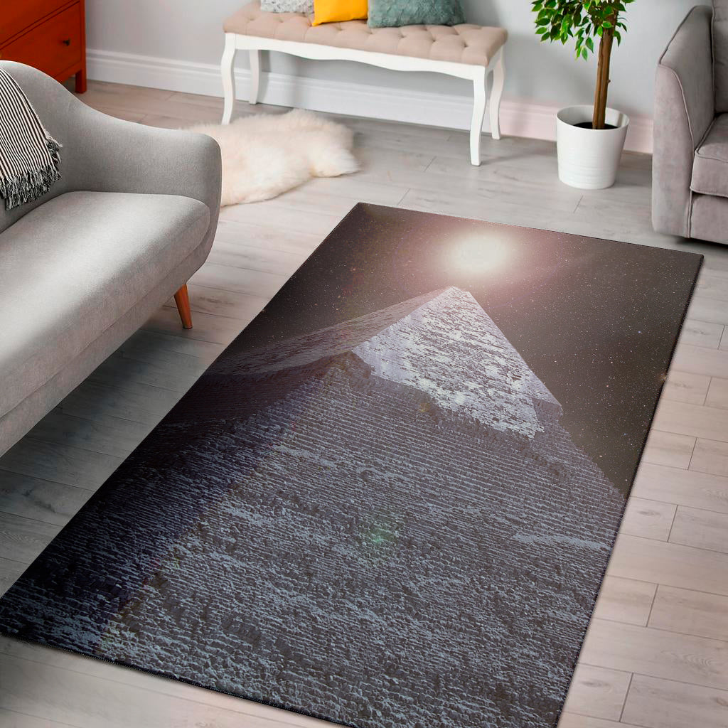 Giza Pyramid Print Area Rug