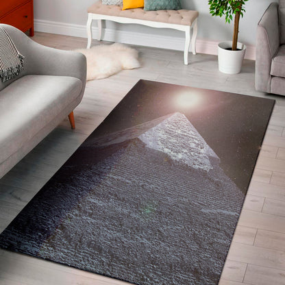 Giza Pyramid Print Area Rug