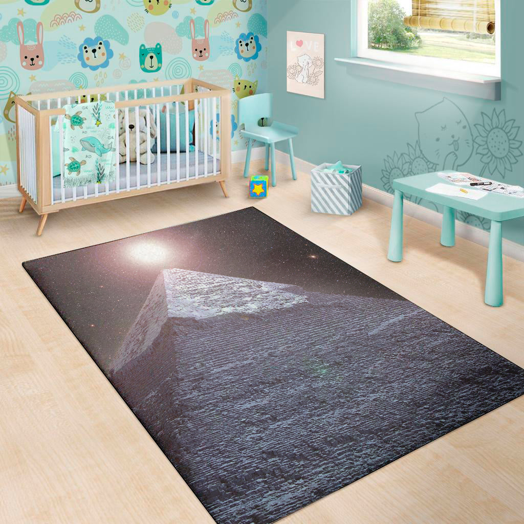 Giza Pyramid Print Area Rug