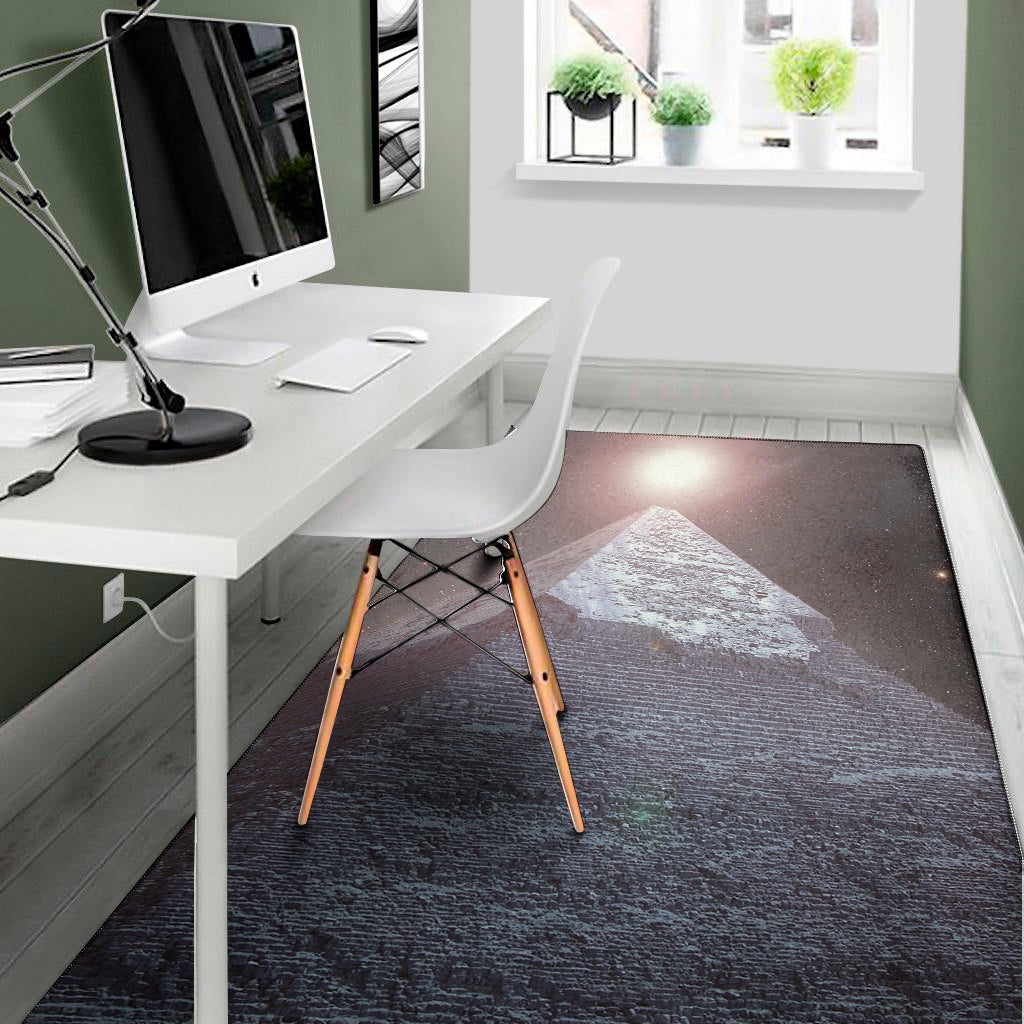 Giza Pyramid Print Area Rug