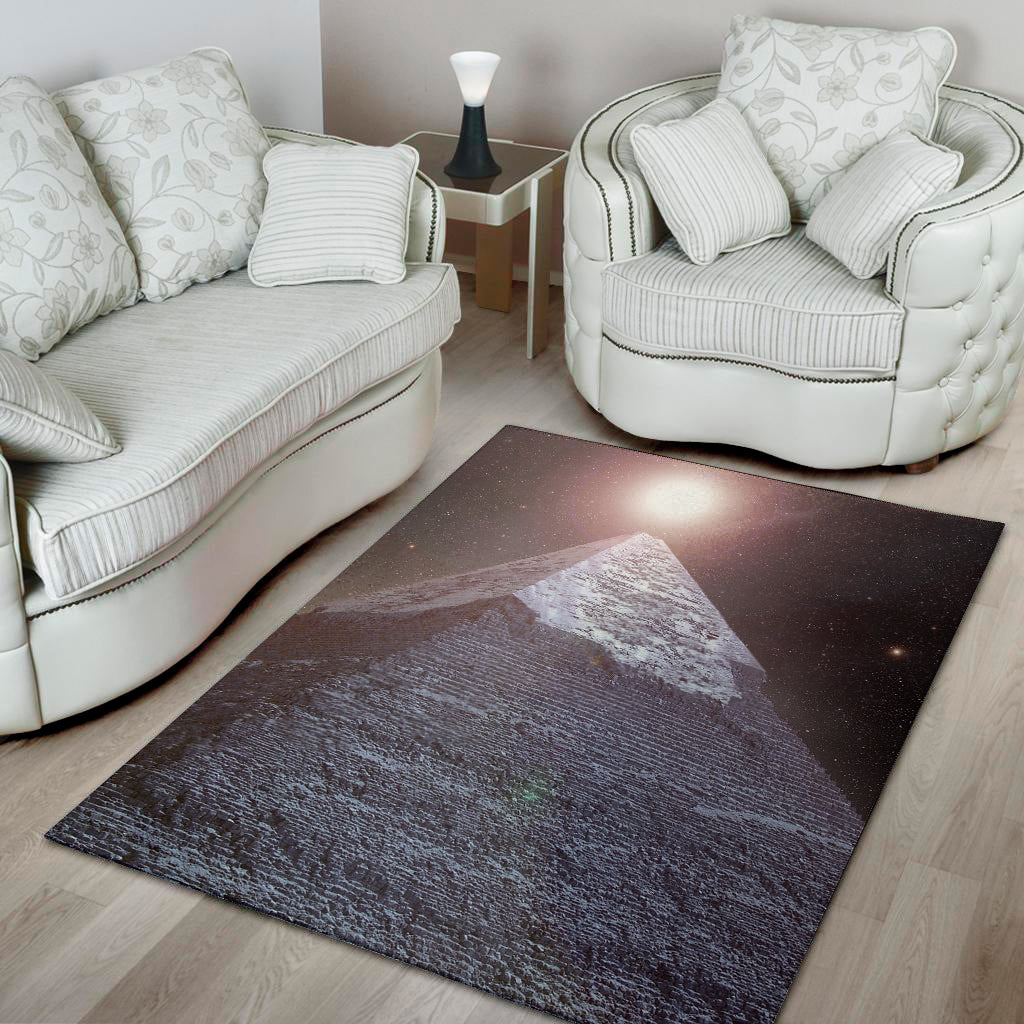 Giza Pyramid Print Area Rug