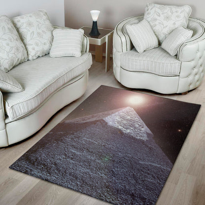 Giza Pyramid Print Area Rug