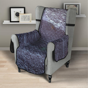 Giza Pyramid Print Armchair Protector