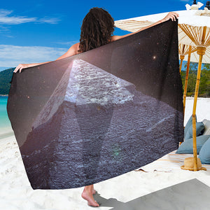 Giza Pyramid Print Beach Sarong Wrap