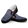 Giza Pyramid Print Black Slip On Sneakers