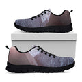 Giza Pyramid Print Black Running Shoes