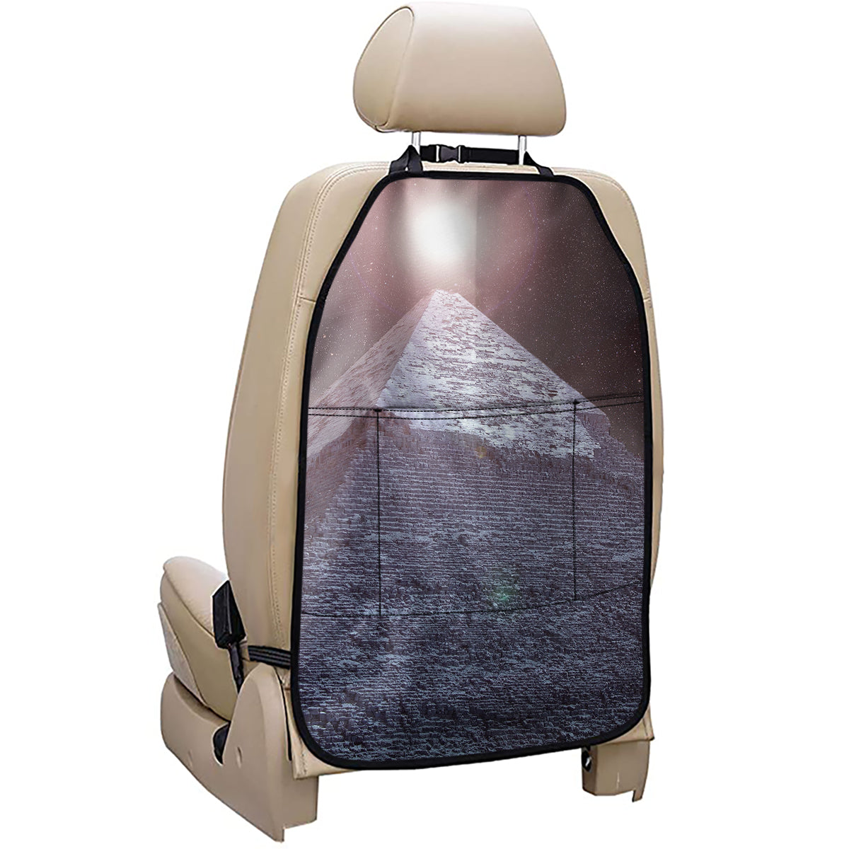 Giza Pyramid Print Car Seat Organizers