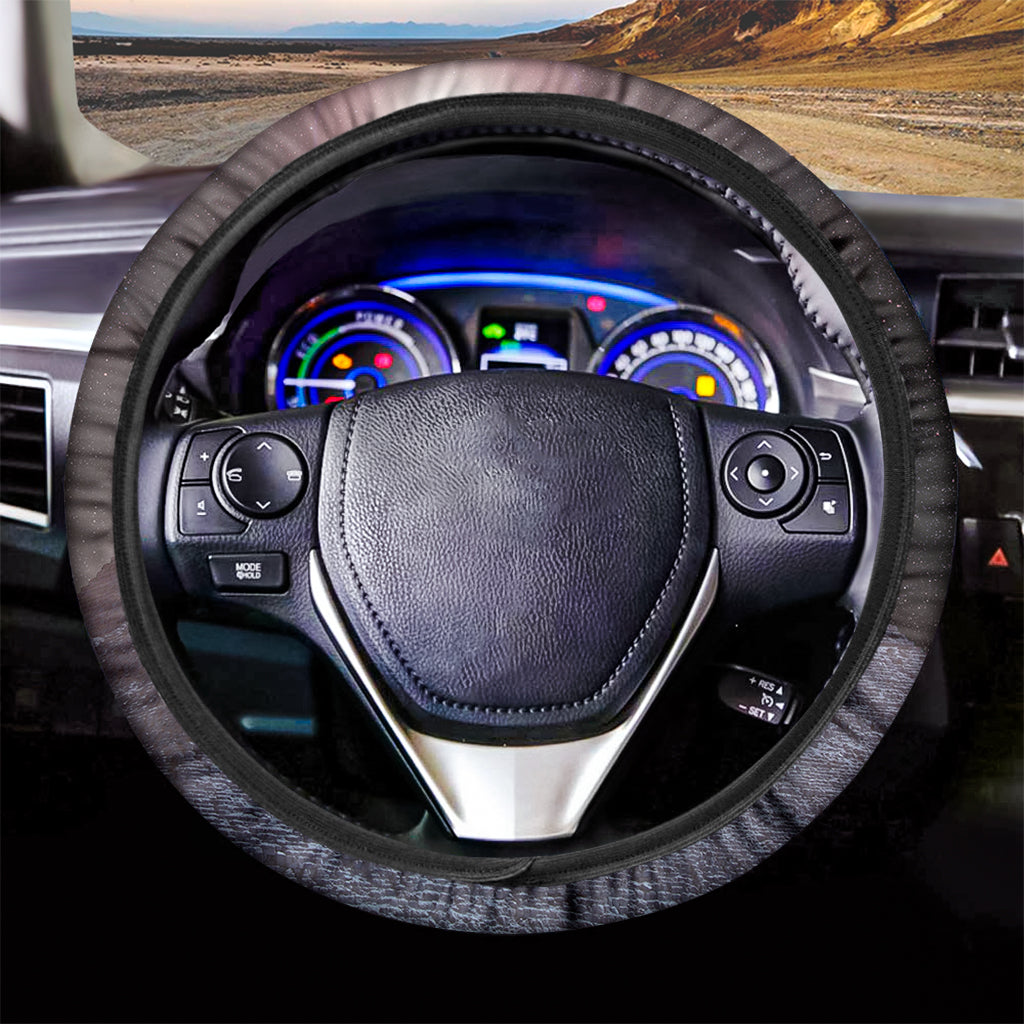 Giza Pyramid Print Car Steering Wheel Cover