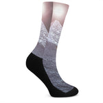 Giza Pyramid Print Crew Socks