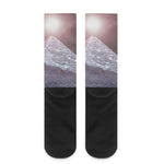 Giza Pyramid Print Crew Socks