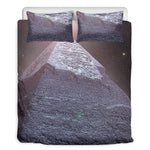 Giza Pyramid Print Duvet Cover Bedding Set