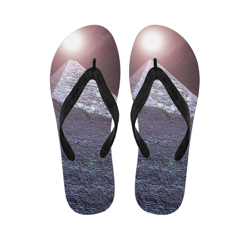 Giza Pyramid Print Flip Flops