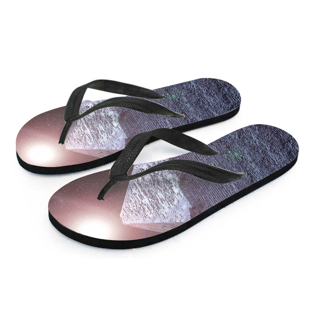 Giza Pyramid Print Flip Flops