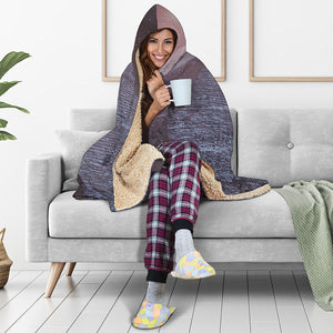 Giza Pyramid Print Hooded Blanket