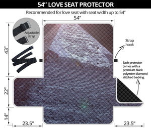 Giza Pyramid Print Loveseat Protector