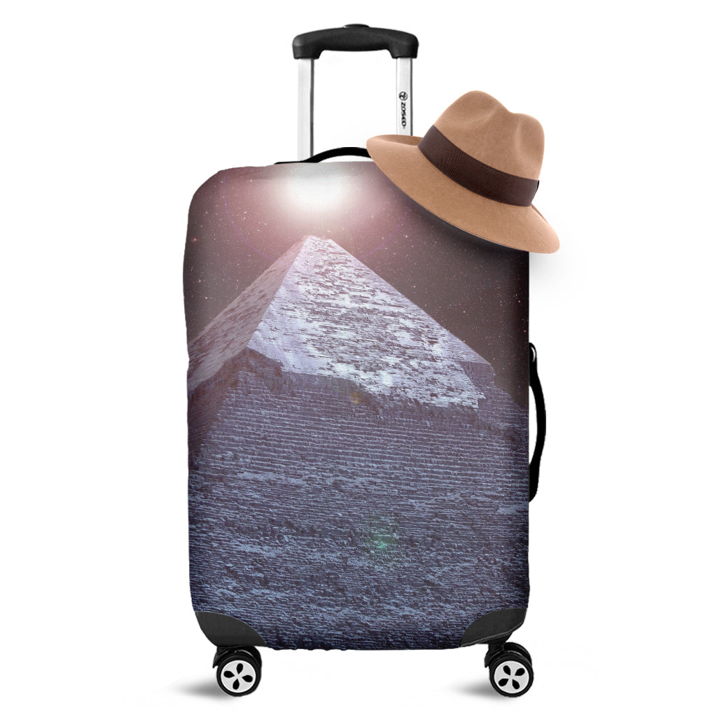 Giza Pyramid Print Luggage Cover