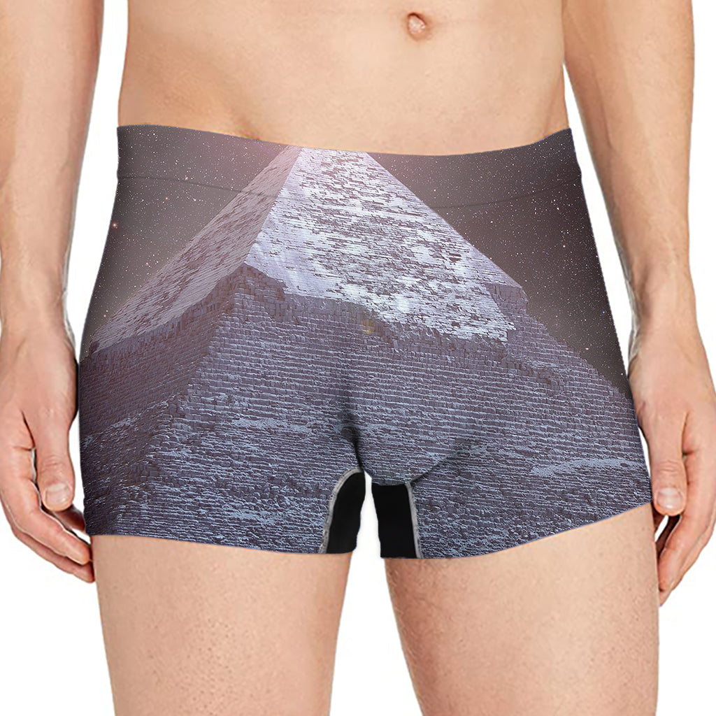 Giza Pyramid Print Men's Boxer Briefs