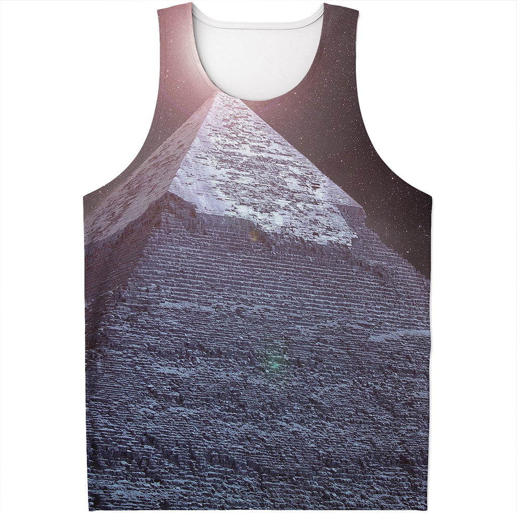 Giza Pyramid Print Men's Tank Top