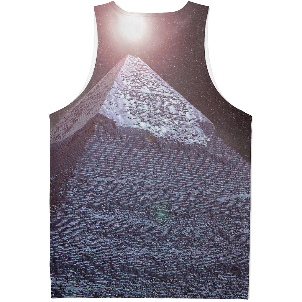 Giza Pyramid Print Men's Tank Top