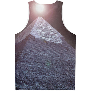 Giza Pyramid Print Men's Tank Top