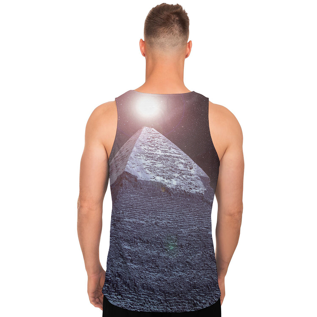 Giza Pyramid Print Men's Tank Top