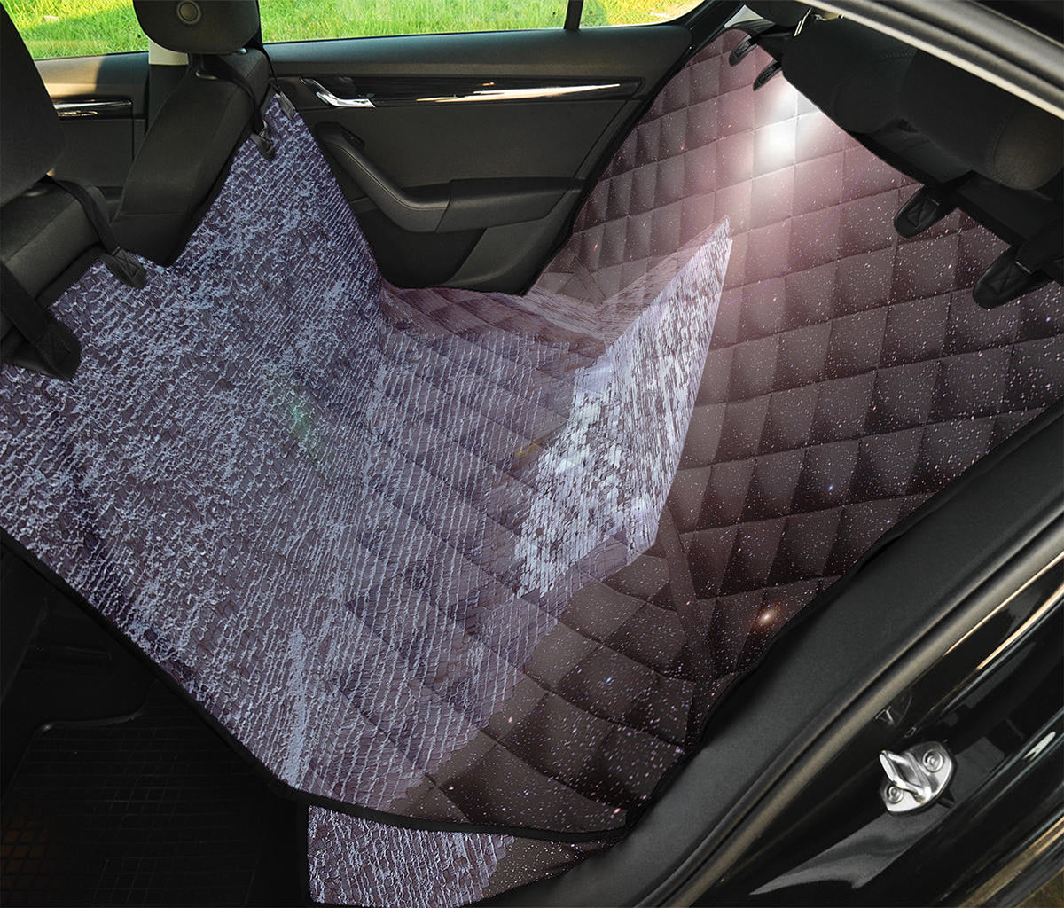 Giza Pyramid Print Pet Car Back Seat Cover