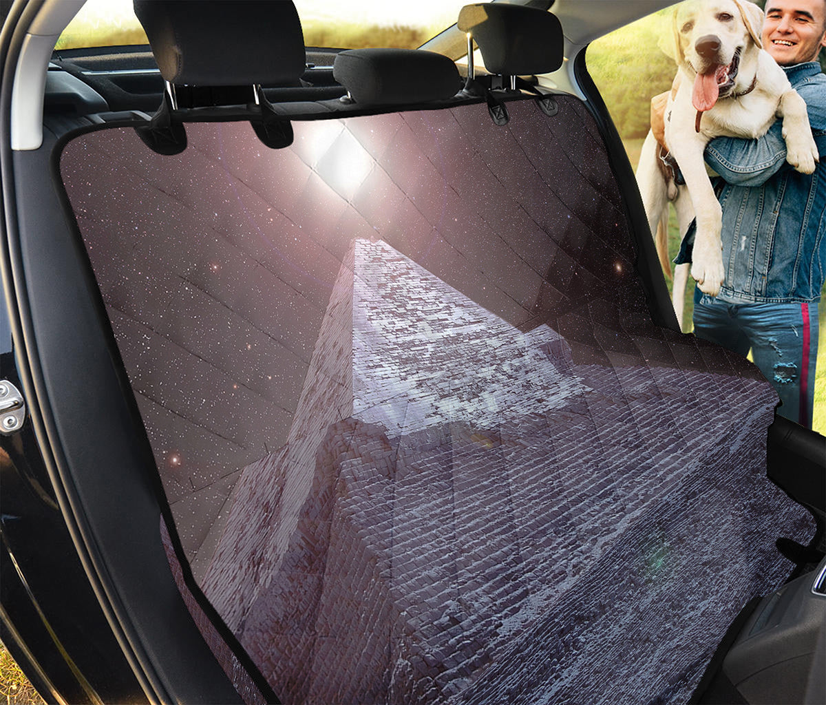 Giza Pyramid Print Pet Car Back Seat Cover