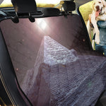 Giza Pyramid Print Pet Car Back Seat Cover