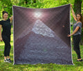 Giza Pyramid Print Quilt