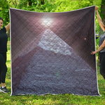 Giza Pyramid Print Quilt