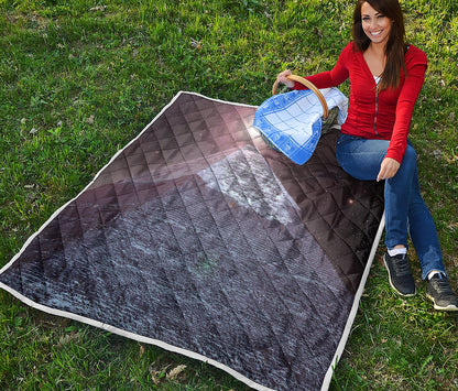 Giza Pyramid Print Quilt