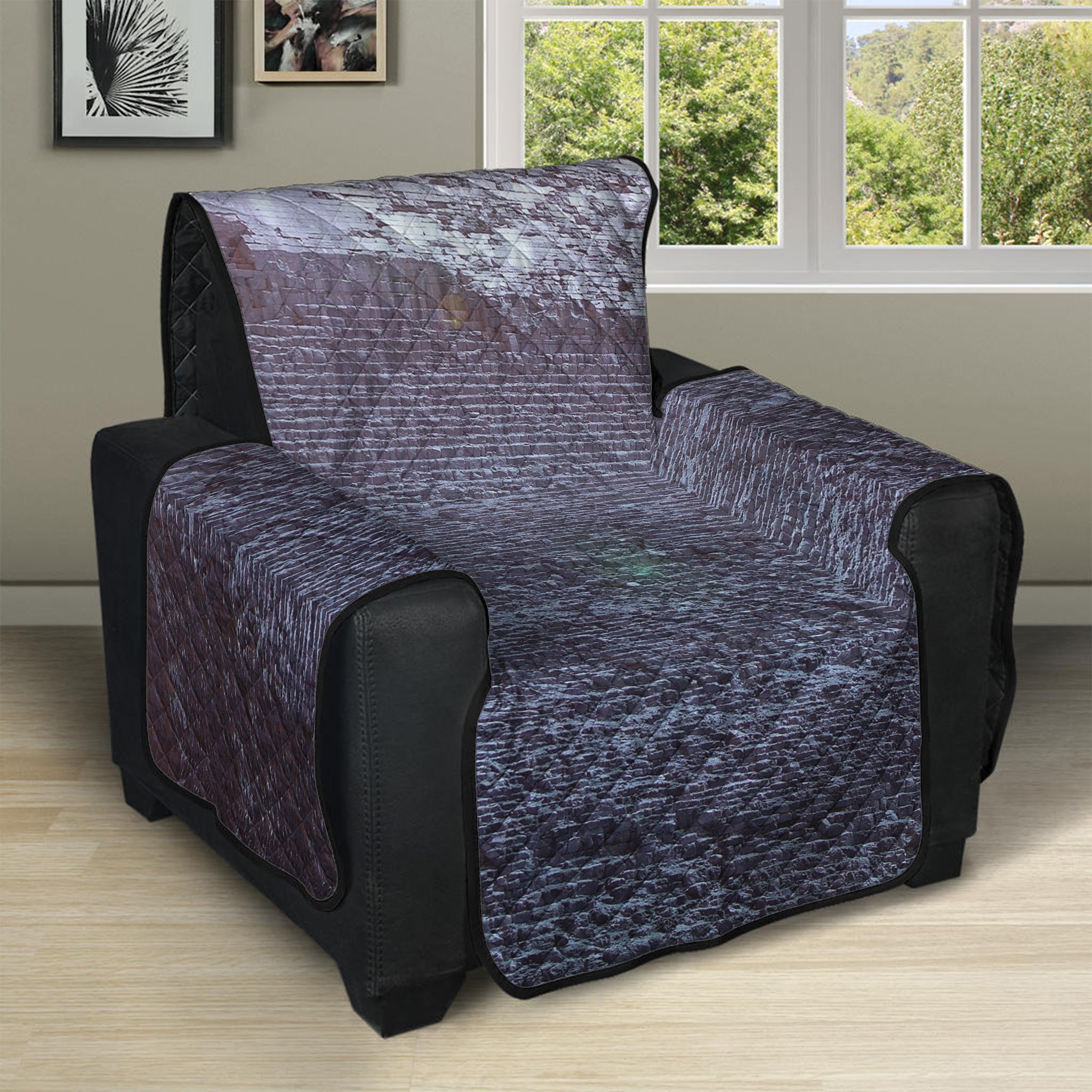 Giza Pyramid Print Recliner Protector