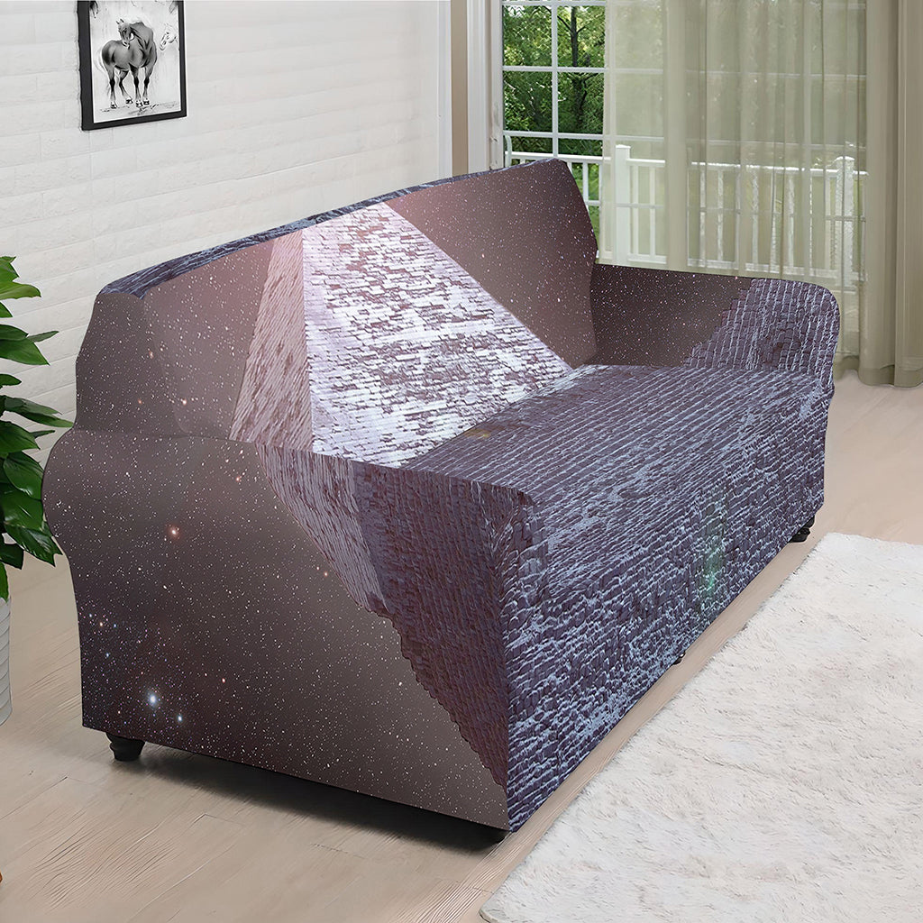 Giza Pyramid Print Sofa Cover