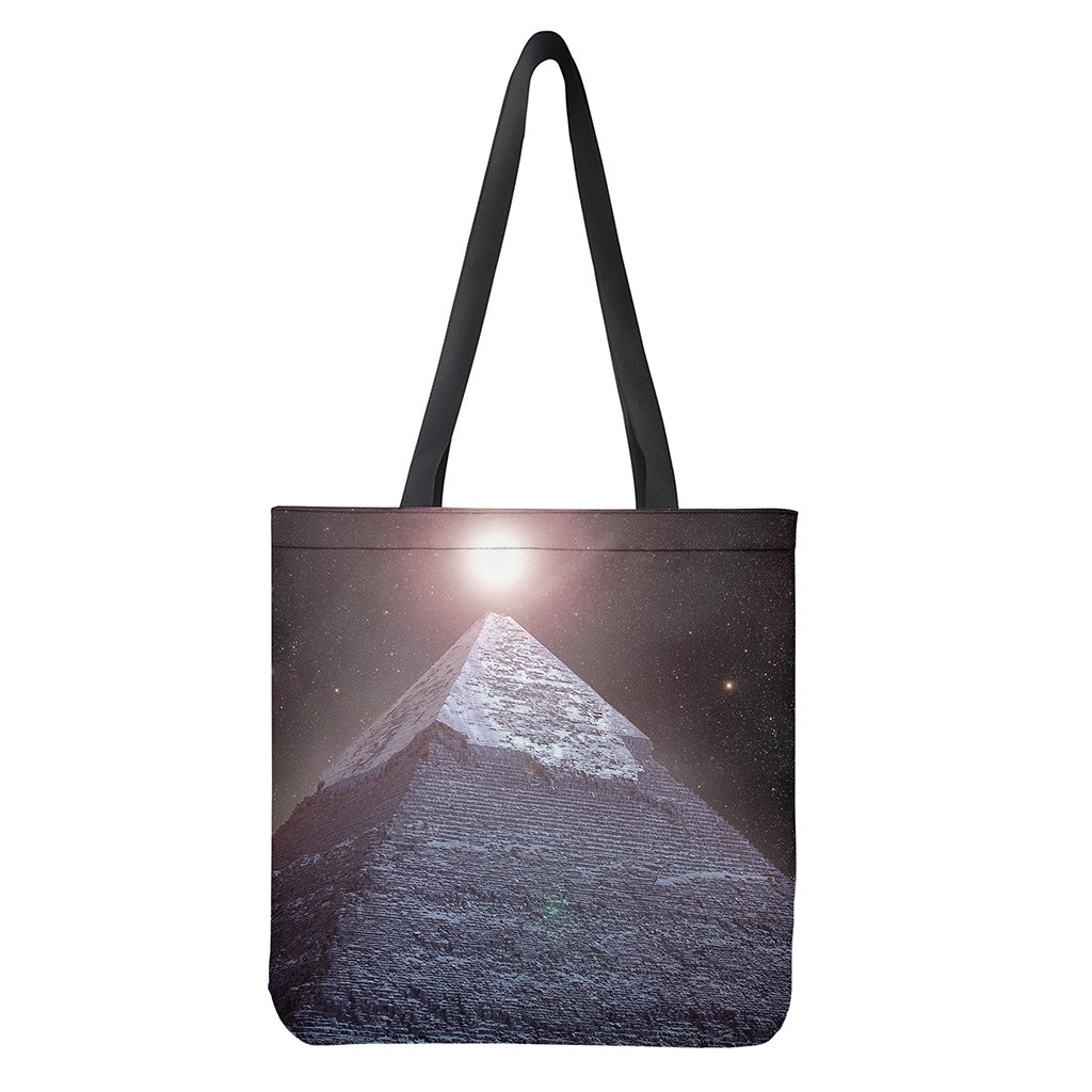 Giza Pyramid Print Tote Bag