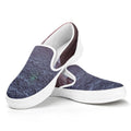 Giza Pyramid Print White Slip On Sneakers