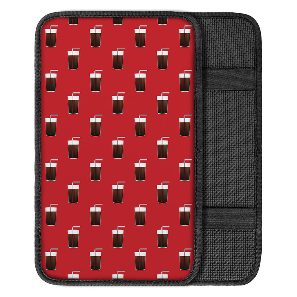 Glass Of Cola Pattern Print Car Center Console Cover