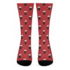 Glass Of Cola Pattern Print Crew Socks