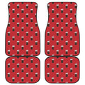Glass Of Cola Pattern Print Front and Back Car Floor Mats