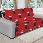 Glass Of Cola Pattern Print Futon Protector