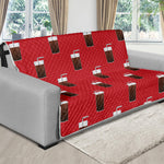 Glass Of Cola Pattern Print Futon Protector