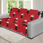 Glass Of Cola Pattern Print Futon Protector