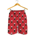 Glass Of Cola Pattern Print Men's Shorts