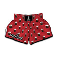 Glass Of Cola Pattern Print Muay Thai Boxing Shorts