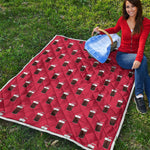 Glass Of Cola Pattern Print Quilt