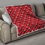 Glass Of Cola Pattern Print Quilt