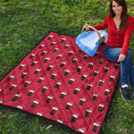 Glass Of Cola Pattern Print Quilt