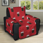 Glass Of Cola Pattern Print Recliner Protector